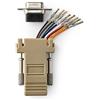 Nedis Adattatore seriale | Adattatore | D-SUB 9 pin femmina | RJ45 femmina | nichelato | avorio | scatola