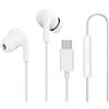 XIAOMI Auricolari Type-C, Cuffie, suono di alta qualità con driver da 12.4mm, microfono HD, sensazione comoda con design ergonomico, controllo a tre bottoni sul cavo, IP54, Blanco