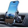 Miracase Porta Cellulare Auto [Gancio Metallico] Supporto Telefono Auto 360° Regolabile, Porta Telefono Auto Ideale Per Autisti, Compatibile con iPhone Android e Tutti gli Smartphone