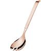 AMEFA BUFFET - Forchetta da insalata lunga, per catering e buffet, posate da servizio, in acciaio inox 18/10, satinato, rame, lunghezza: 30 cm