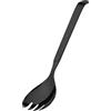 AMEFA BUFFET - Forchetta da insalata lunga, per catering e buffet, posate da servizio, in acciaio inox 18/10, satinato, nero, lunghezza: 30 cm