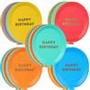 Talking Tables 25 x Balloon Shaped Paper Plates for Kids Birthday Parties in Red, Green, Orange, Yellow, and Blue - Perfect for Celebrating in Style!