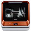 MEDION Mini Dishwasher DWT20 (lavastoviglie da tavolo, lavastoviglie, 2 coperti, funziona con/senza collegamento all'acqua, 6 programmi di pulizia, biberon, preselezione dell'ora di avvio