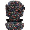 JYOKO KIDS Fodera per seggiolino auto Compatibile con Romer Kidfix (Romer Kidfix I-SIZE, HAPPY DINO)