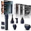 Panasonic MULTISHAPE ER-CKL1, ER-CDT1, ER-CNT1 & ER-CSF1 Set, Tagliacapelli e barba, Accessori per Rasatura, depilazione di naso e orecchie, Testina a 3 lame con batteria agli ioni di litio, Nero