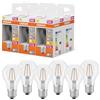 OSRAM Lampada LED Superstar A25 a forma di lampadina a filamento dimmerabile, bianco caldo 2700 K, 1,8 W, E27, trasparente, 250 lm, 15.000 h, per lampade da soffitto e da terra,6-Pack