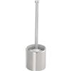 Metaltex 185508010 - Set spazzolone WC, Acciaio Inox