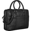 STILORD "Drake" Borsa Tracolla Porta PC Pelle Borsa Lavoro da Uomo e Donna Stile Vintage Ventiquattrore in Cuoio Portadocumenti per Trolley Colore:nero