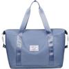 PORRASSO Borse da Viaggio da Donna Borsa Sportiva Pieghevole Grande Espandibile Borsa da Palestra Borsa da Weekend per Palestra Viaggio Azzurro