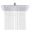 Rainsworth Soffione Doccia A Pioggia, 12 pollici Alta pressione Ultra sottile 304 in acciaio inox Quadrato Testa doccia a pioggia, Cromo