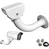 PCAORLEORS Supporto per telecamera di sorveglianza, Supporto a parete universale regolabile per telecamere di sicurezza CCTV/telecamere IP/telecamere a cupola con montaggio a forma di J