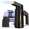 OLAYMEY Ferro da Stiro Portatile Verticale, Ferro da Stiro da Viaggio 700W, 180ML Stiratore Verticale Nero, Piccolo Stirella Verticaleper Turismo con Borsa con Borsa con Coulisse, Misurino