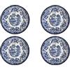 Churchill New Royal Wessex Tonquin Chelsea - Set di 4 piatti piani, 25,4 cm, prodotti in Inghilterra