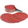 KFZR Set di 60 dischi abrasivi auto-adesivi in grana 40/60/80/100/120/150/180/240/320/400/600/800, diametro 125 mm