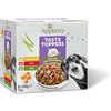 Applaws Complemento di cibo umido per cani naturale, assortimento di carne senza cereali con verdure in gelatina, confezione da 8 lattine da 156 g