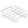 Amazon Basics, Supporto per affumicare Costine, Argento, 1 Pezzo