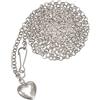 Alpenflüstern DCH039,Collana tradizionale Dirndl, 120 cm, per costume tradizionale bavarese, con stella alpina in argento antico, Metallo non prezioso, Senza pietre.