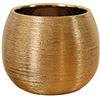 SUIUOI Vaso da fiori dorato - Elegante vaso per orchidee in ceramica per piante d'appartamento, vaso decorativo in oro per la vostra casa