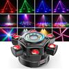 FODEXAZY Luce da Palcoscenico 150W Testa Mobile Beam, RGBW LED Discoteca Effetto Palla Magica con Telecomando Luce da Festa DMX512 Stroboscopico per Halloween KTV DJ Matrimonio