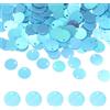 QUARKZMAN 1250 PZ Paillettes Piane Rotondo, 10mm/0.4 Pollici Grandi Paillettes per Artigianato Gradiente AB Azzurro Paillettes Sfumate con Fori Singoli per Artigianato Fai da Te Cucito