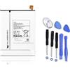 Audiosystem Batteria Compatibile Per Samsung Galaxy Tab S2 8.0 Sm-T715 Eb-Bt710abe Con Capacità Originale 4000mah, Incluso Set Attrezzi Montaggio