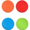 TX Dog Disc 4 Pezzo Frisbee per cani Giocattolo per cani per Cani Giochi Outdoor Dog Formazione Fetch Toy