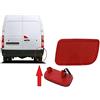 ATU Riflettore Parabrezza Posteriore Destro Compatibile per Master III, Movano B, NV400 2011-2019 OE: 8200152643