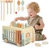Vanplay Giochi Bambini 1 Anno, Giochi Montessori 1 2 3 Anni Giocattoli Bambino 1 Anno, 7 in 1 Strumenti Musicali Bambini Xilofono, Giochi Educativi Regali Bambini 1 Anno