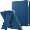 FINTIE Custodia per 7 Kobo Libra Colour (2024) / Kobo Libra 2 (2021) eReader - Stand Cover Protettiva Case con Card Slot e Hand Strap, Auto Sveglia/Sonno, Marine Blu