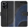 BoxTii Cover per Honor 200 Smart, Custodia in PU Pelle Portafoglio, Magnetica Flip Cover a Libro con Slot per Schede per Honor 200 Smart, Nero