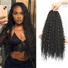 TGYHCJBY Boho Senegalese Twist Crochet Hair 8 Packs Pre Looped Goddess Island Passion Twist Crochet Braids Hair Extensions for Black Women (4#, 22inch)