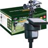 Aqualin Irrigatore attivato dal movimento con modalità di rilevamento giorno e notte, repellente per animali a getto d'acqua, con pannello solare, repellente per uccelli, aironi, gatti, animali selvatici da