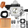 ZAMDOE FS91 Carburatore per Stihl FS87 FS89 FS89R FS91R FS111 FS111R FS111RX HT102 HT103 FC91 FC96 KM91 KM91R KM111 KM111R FC111 Decespugliatore Decespugliatore 4180 120 0615 Carb