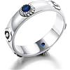 Kader - Anello Howls Castle S925 in Argento Anime Howl Sophie per Costumi Cosplay Gioielli Accessori per Donne e Uomini, Misura unica, Lega di acciaio, Cristallo