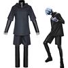 Jilijia Tokyo Ghoul Costume Cosplay Kaneki Ken Costume Completo Completo Completo per Halloween (Unisex), Kaneki Ken., XXL