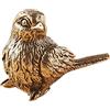 PIGPIGFLY Soprammobile Uccello in Metallo Brunito - Decorazione della Libreria o Parete con Stile Naturale,Soprammobili Moderni,Decorazioni Casa