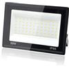 Tkdaksy Faro LED Esterno 50W, 1M Cavo Bianco Freddo 6500K, IP66 Impermeabile Farettdao LED esterno, 5000LM Faretti LED Esterno, per Giardini, Terrazze, Cortili, Piazza, Parchi, Garage, Fabbriche
