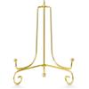 Tincogo 6 Pollici Argento Ferro Supporto Cavalletto Decorativo per foto, piatti, cornici, libri di cucina, piatti decorativi, tablet e arte, oro 2 Pezzi