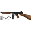 Saigo Defense Confezione Fucile Airsoft Modello D98 Stile Chicago/Modello Elettrico/Colori: Nero e Legno/Materiali: plastica ad Alta Resistenza/Potenza 0,5 Joule/Fornito con Accessori