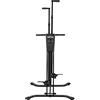 GORILLA SPORTS® Vertical Climber - Regolabile, Pieghevole, Max. 200kg, Antiscivolo, Nero - Macchina per Arrampicata, Verticale Scalatore, Stepper, per Esercizi Cardio, Allenamento, Fitness, Palestra