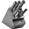 ZWILLING Gourmet Set di coltelli con ceppo, 7-pz., Antracite