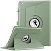 FINTIE Cover per iPad 9,7 pollici, con rotazione a 360°, per 6°, 5°, aria 2, aria, custodia per sonno/sveglia automatica, colore: verde salvia