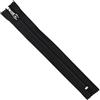 Aerzetix - Set di 12 Cerniere a Spirale Non separabili da 20 cm N°5 con cursore - Metallo Nylon Poliestere - Colore Nero - Ideale per Cucito, Riparazione e Sartoria