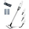 S.I.C Scopa Elettrica Senza Fili Aspriapolvere e Aspira Briciole, Ricaricabile Con USB Type C, Filtro HEPA, Spazzola tradizionale, Tubo Telescopico, Potente 35000PA. (A-031)