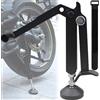 CHSG Motorcycle Maintenance Stand, Cavalletto Moto, Alza Moto, Design Pieghevole e Portatile, Fatto Di Materiale In Acciaio Al Carbonio, Martinetto Per Cavalletto Cavalletto Laterale Per Parcheggio Pe