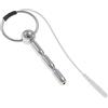 Kutocesy Plug Uretrale Elettrico 75mm in Acciaio Con Anello Dilatatore Uretrale Sex Toy Uomo Catetere Pene Dilatatori Maschili Uretra Giocattolo (Electroshock,1)