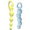 BDSMYEE 2 pezzi di perline anali con 5 palline, plug anale con catena anale con perline anali per uomini e donne, plug anale espansore anale giocattoli anali plug giocattoli sessuali