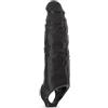 BDSMAGE Manicotto per pene per estensione del pene 5 cm, 28 cm Manicotto per pene taglia XXL Ingrandimento del grande Giocattoli sessuali per coppie Uomini (Nero)