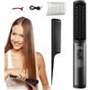 Generico Spazzola Piastra per Capelli - Ferro da Stiro - 4 Livelli Temperatura Riscaldamento Rapido Ferro Stira Anti Scottatura Styling Meno Più Lucido Capelli Lisci Luminosi Donna Casa