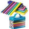 Wenrou 42 Pezzi Bigodini Morbidi Flessibili, Aste Schiuma, Bigodini Per Capelli Ricci, Multicolore, Gomma, Canna Flessibile, Per Capelli Corti Medi Lunghi, 7 Taglie